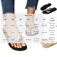 thumbnail image 3 of Women’s Rhinestone Bow Thong Flat Flip Flops, Open Toe Casual Beach Indoor Outdoor Slippers, 3 of 6
