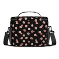 thumbnail image 3 of Lunch Box Pioneer Flower Floral Print Pattern Insulated Lunch Bag for Women Men,Medium Leakproof Lunchbox Cooler Bag Adjustable Strap,10 X 6.7 X 8 Inches, 3 of 6