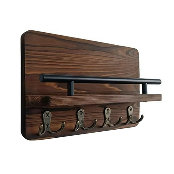 Portallaves de Pared para Colgar Abrigos y Bolsos, Gancho para Llaves, para Entrada, Vestíbulo, Pasillo, Baño, Decoración del Hogar B