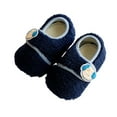 thumbnail image 6 of Miluxas Toddler Slippers for Boys Girls Slip on Kids Baby Toddlers House Shoes Lightweight Plush Sock Shoes Indoor Outdoor Warm Walking Shoes Blue M(M), 6 of 6