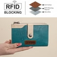 thumbnail image 4 of Wrangler Wallets for Women Slim Bifold Credit Card Holder, Turquoise, 4 of 7
