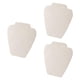 thumbnail image 3 of Organizador de joyas de 3 piezas, soporte para collar, decoración, pendientes, adorno plegable para Beige, 3 of 9