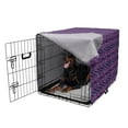thumbnail image 5 of Retro Dog Crate Cover, Cassette in 80's Style in Distorted Like Perspective View Illustration, Easy to Use Pet Kennel Cover Small Dogs Puppies Kittens, 7 Sizes, Fuchsia and Blue Violet, by Ambesonne, 5 of 6