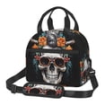 thumbnail image 1 of Fotbe Flower Horn Skull A Bolsa de Almuerzo con Estampado, Lonchera Aislada, Contenedores de Comida Reutilizables Tipo Cooler a Prueba de Fugas, 1 of 7