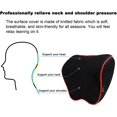 thumbnail image 6 of 2 Pack Car Neck Pillow for Driving with Adjustable Strap, 100% Memory Foam and Breathable Removable Cover, Comfortable Ergonomic Design, 6 of 8