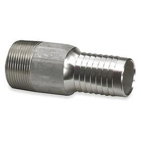 

ZoroSelect Straight Double Bolt or Band 1 in Hose I.D 1 in Thread