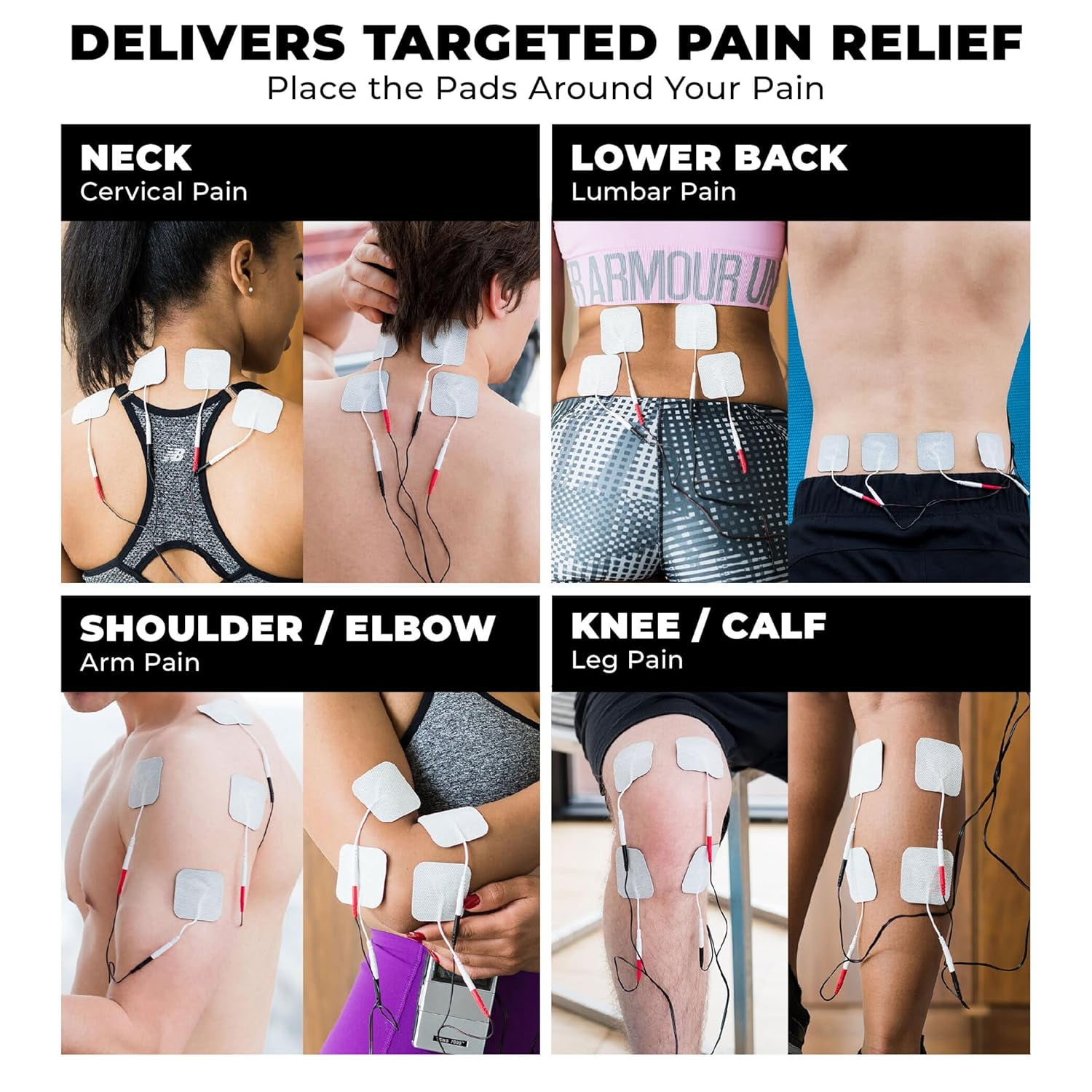 TENS 7000 Digital TENS Unit, Muscle Stimulator Machine for Pain Relief, 6.25" x 7.00" x 2.00"