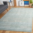 thumbnail image 2 of SAFAVIEH Marquee Linda Geometric Area Rug, Turquoise/Grey, 6' x 6' Square, 2 of 8