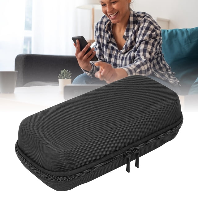 Étui de Protection Rigide Portable pour Voyage, Coque Rigide pour Console de Jeu EVA Sécurisée Noire pour Écouteurs