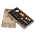 thumbnail image 4 of Kit de Stylos de Calligraphie, Ensemble de Stylos de Calligraphie à Écriture Lisse Rétro Artisanat Fin Prise en Main Confortable Plume Interchangeable pour Fabriquer des Scrapbookings pour Cadeaux Style 3, 4 of 8