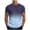 Blue-1, variant on Aofany T-Shirts For Men Men's Tshirts Men Gradient Crew Neck Short Sleeve Summer Casual Tees Tops Mens T Shirt