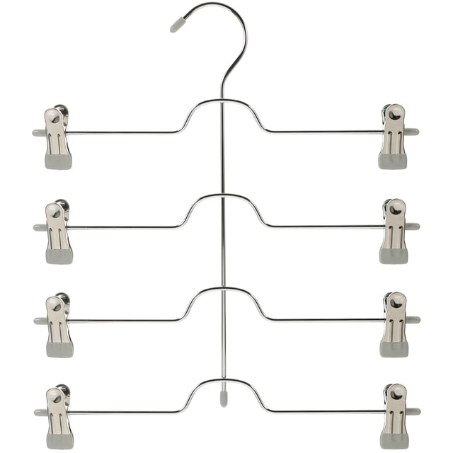 Miangastore Space Saving Pant Hangers Grey Multi Layer Pant Hanger 1Set 14.2x13x0.9In
