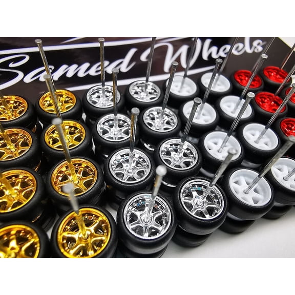 16 set Samed Wheels COLOR MIX pack 6 SPOKE 10mm #43