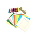 thumbnail image 3 of Marco De Fotos De Papel De Pared, Marco De Fotos De Papel Colgante De 3 Pulgadas, Artesanía DIY Colorida Con Cuerda Para Comedor, 3 of 8
