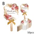 thumbnail image 1 of Paper Hand Fan Wedding Party Thank You Fans Wedding Paper Gift For Birthday, 1 of 1