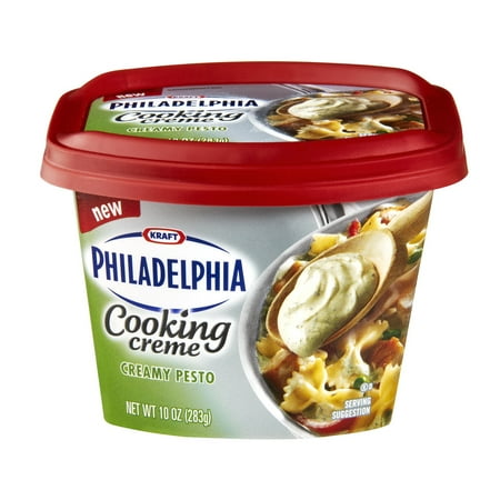 Kraft Philadelphia Creamy Pesto Cooking Creme, 10.0 OZ - Walmart.com