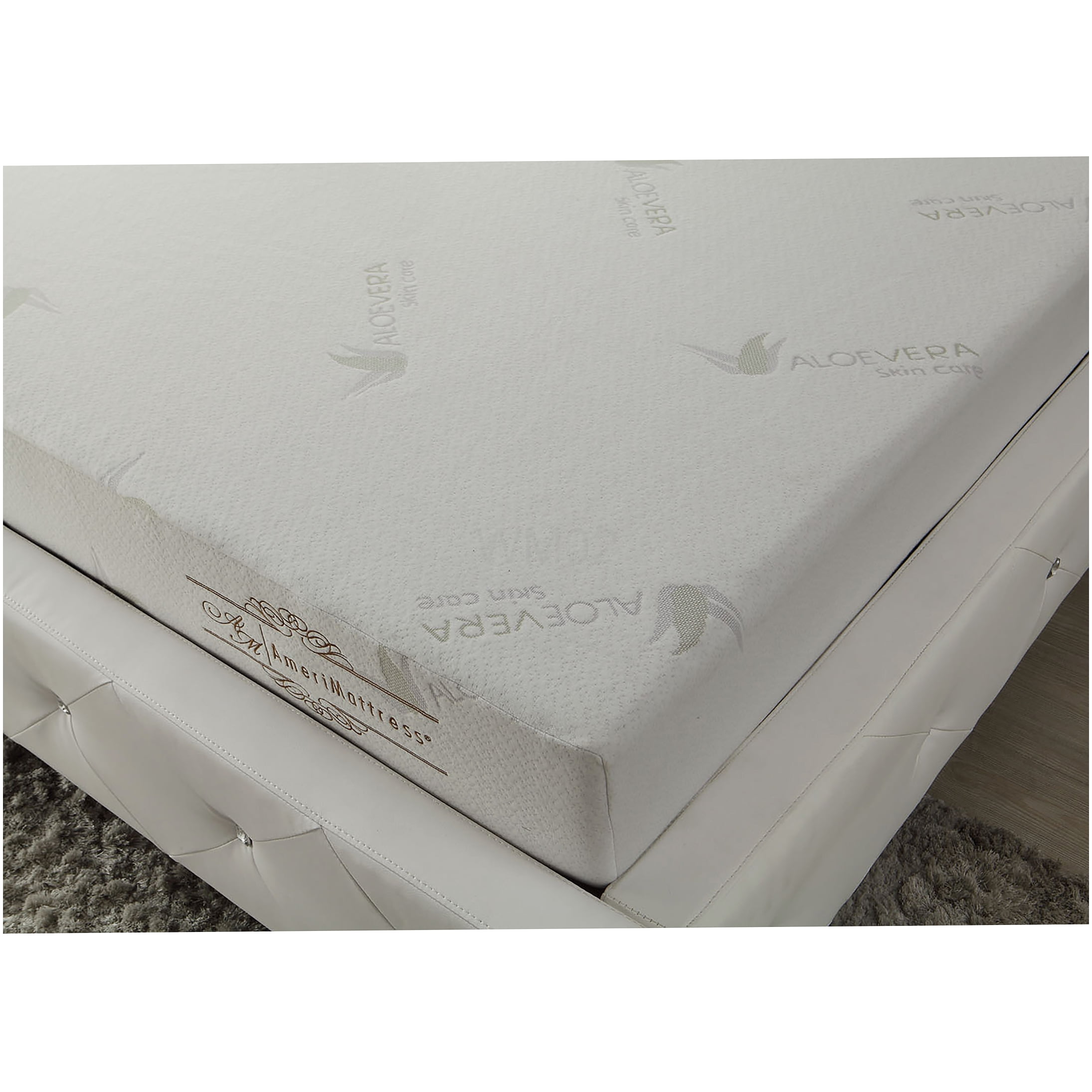 8 Inch Twin Firm Mattress, Cooling Gel Memory Foam Bed in a Box, CertiPUR-US Certified, Medium Firm, Rapid Expansion, Edge Support