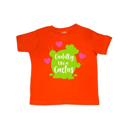 

Inktastic Cuddly Like A Cactus Hearts - Green Pink Gift Toddler Boy or Toddler Girl T-Shirt