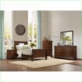 thumbnail image 2 of Chests | Traditional 5-Drawer Chest, Brown Cherry, Okume Veneer | Brown Mix | Solid Wood, 2 of 8
