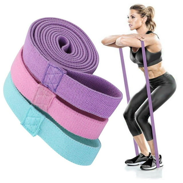Bandas de Resistencia, Juego de 3 Bandas, Banda de Ejercicio de Resistencia para Glúteos Y Piernas, Mujeres Y Hombres, Banda Elástica para Entrenamien Macarena Correa de estiramiento de fitness