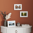 thumbnail image 4 of 4 Pack 4x6 Picture Frames Display 4x6 Picture with Mat or 5x7 without Mats, White Gallery Wall Frame for Wall and Tabletop Display, 4 of 7