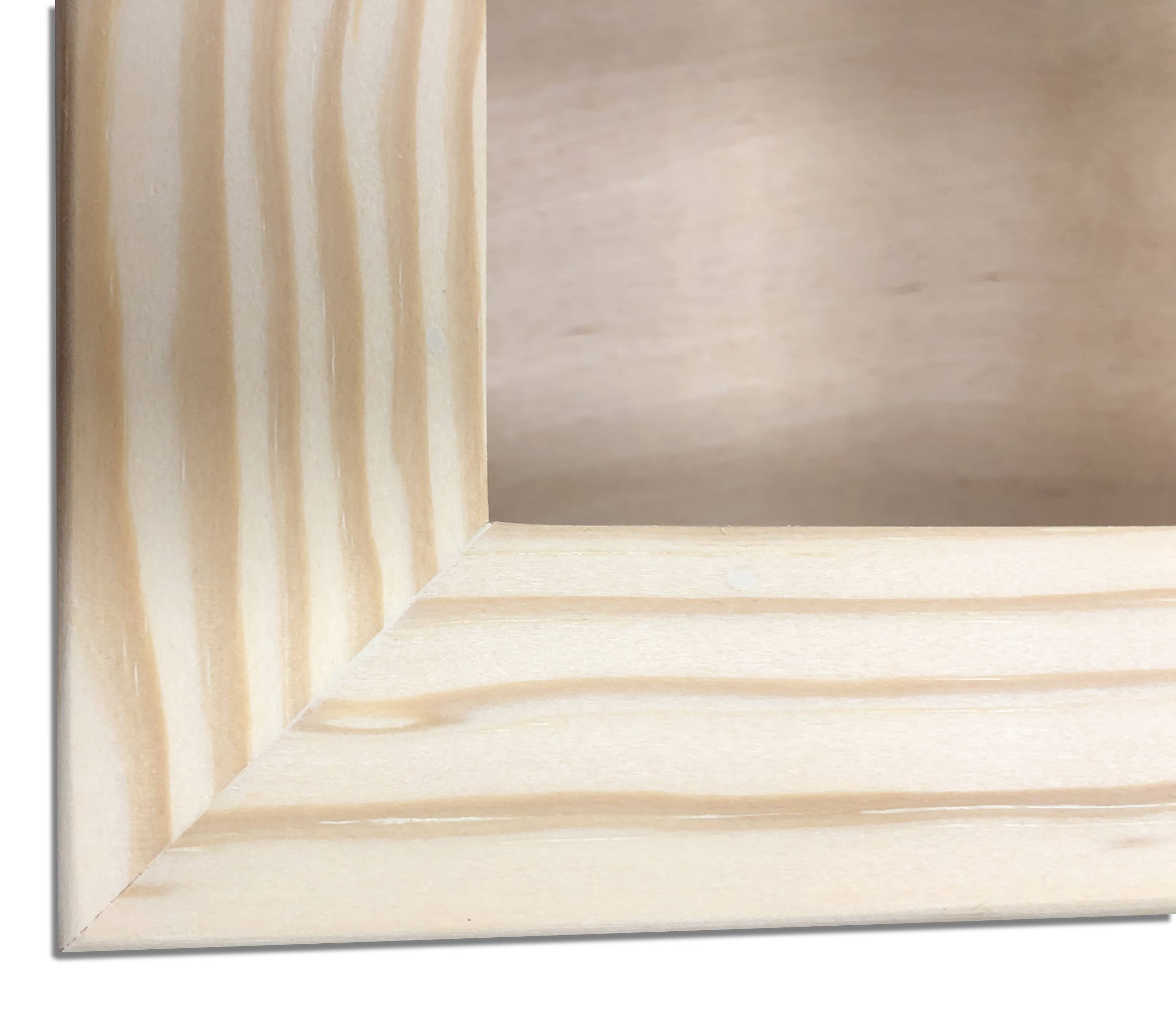 Typhon Recessed Solid Wood Toilet Paper Holder 7 x 8.5, Unfinished