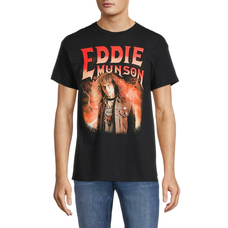 Stranger Things Eddie Munson Hellfire 3/4 Sleeve Tee shirt