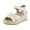Cream/Cameo Rose, variant on Saratoga Women's Sandals Black Leather Size 5 W