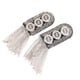 thumbnail image 5 of 1 Par De Flecos De Plata Borla Cadena Borla Epaulet Hombro Placas Insignia, 5 of 8