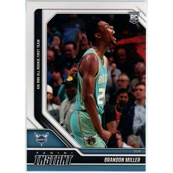 NBA 2023-24 Instant All-Rookie First Team Basketball     Brandon Miller #575 (Rookie)