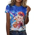 thumbnail image 3 of Genshin Impact Womens T-Shirt Round Neck Short Sleeve Tee Shirts Summer Breathable Tops Blouse 4XL, 3 of 8