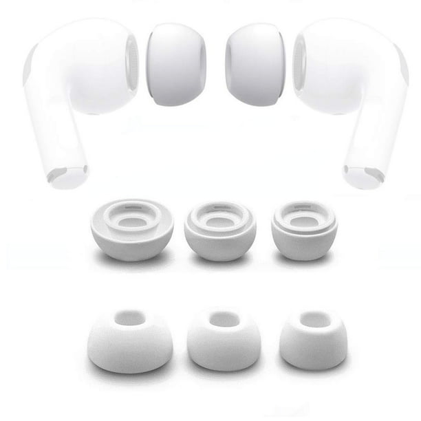 Replacement Earbud Tips Covers for Apple AirPods Pro Airpods Pro 2 - Small, Medium and Large (White) - Walmart.com