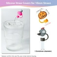 thumbnail image 3 of MOQIN Halloween Straw Cover Cap for Stanley Cup 40oz/30oz Tumbler, 10mm Reusable Cute Ghost Drinking Straw Topper Accessories, Portable Protector Plugs Decorations Gifts for Party Halloween, 3 of 4