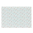 thumbnail image 1 of Pastel Cutting Board, Scandinavian Design Clouds with Raindrops and Triangles Weather in Winter, Decorative Tempered Glass Cutting and Serving Board, Large Size, Pale Blue Blush Grey, by Ambesonne, 1 of 1