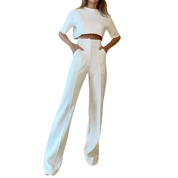 Aligament Trousers Suit For Women s Fashion Casual 2 Piece Outfits