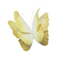 thumbnail image 1 of Mariposa artificial gigante 3D de 50 cm/20 pulgadas, decoración para bodas Amarillo, 1 of 9