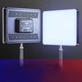 thumbnail image 1 of Luz de vídeo LED RGB Baoblaze lámpara de relleno de panel bicolor 3000K-6500K para fotografía, 1 of 8