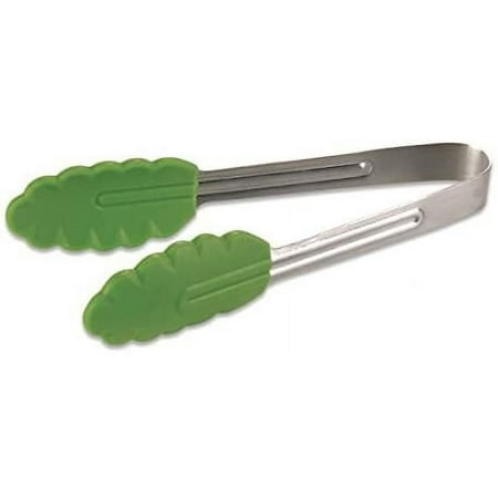 

Norpro Mini Stainless Steel Silicone Tipped Food Cooking Serving Tongs - Green