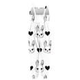 thumbnail image 6 of ITSAME Toddler Girls Jumpsuit, Spaghetti Strap Loose Fit Easter Bunny Print Holiday Casual Fashion Romper White 3T, 6 of 7