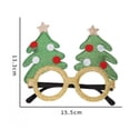 thumbnail image 5 of Juego de 6 vasos navideños divertidos, juego de marcos para vasos para fiesta de Navidad, árbol de Navidad, gorros de Papá Noel, vasos novedosos, decoración con purpurina para adultos y niños, 5 of 5