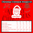 thumbnail image 2 of Gildan Merry Christmas Design Sweatshirt for Men, Black Crewneck Christmas Sweater, XL, 2 of 5