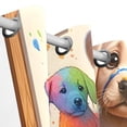 thumbnail image 3 of Dog Paint Drawer Black Out Curtains 72 Inch Length Curtains for Sliding Glass Doors Bedroom Living Room 2 Pack, 3 of 6
