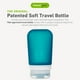 thumbnail image 2 of Botella de viaje Humangear GoToob+ (mediana) de silicona, 74 ml, color verde azulado, 2 of 6