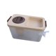 thumbnail image 4 of Hervidor de agua fría con grifo, dispensador de bebidas, contenedor de 4L, dispensador de bebidas heladas, Marrón claro, 4 of 8