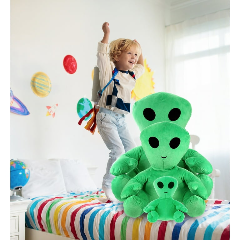 Green alien sales plush