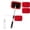 E, variant on HuiXinOu Extendable Car Windshield Cleaner Tool, 180 Telescopic Window Scrubber with 4 Washable Pads, Windshield Wiper for SUV, Truck, RV, Auto Cleaning Kit