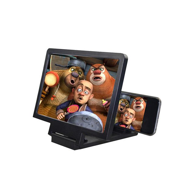 Portable 3D Enlarge Mobile Phone Screen Magnifier Stand For Mobile Phones