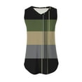 thumbnail image 5 of Ndbuld Womens Cute Tank Tops Eyelet Sleeveless Spaghetti Strap Scoop Neck Loose Casual 2025 Summer Beach Vacation Flowy Shirts,S-2XL Army Green XL, 5 of 6