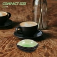 thumbnail image 2 of SHISUYAN 2 Pcs Ceramic Spoon Rest Cooking Spoon Holder Cute Shaped Spatula Ladle Holder Utensil Rest For Kitchen Counter Stovetop Dining Table Light Green, 2 of 8
