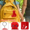 thumbnail image 3 of Animal Plush Keychain, Cute Octopus Shape With Round Soft Tentacles Ball Body, Instantly Melt Hearts, Daily Decompression And Gift For All Occasions*, 3 of 5